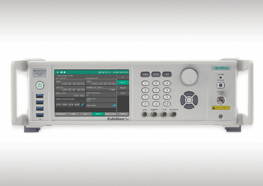 Anritsu Expands Frequency Range of RubidiumTM Analog Signal Generator Family